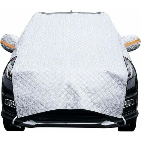 Winter Car Windshield Cover, Foldable Windshield Protector, Universal Car Windshield Cover for Protection Against Frost, Snow, Ice, Rain and Sun