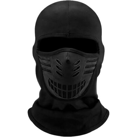 Winter-Gesichtsmaske für Herren – Vollständige Thermomütze, winddicht für Snowboarden/Motorradfahren