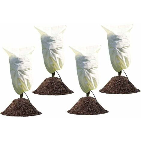 Winter-Pflanzenschutzhüllen, 100 x 80 cm, für Palmen verstellbar mit Kordelzug.