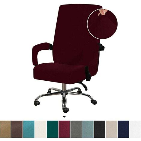 Winter samt büro stuhl abdeckung anti-wind stretch sessel abdeckung verdickt rotierenden stuhl abdeckung funda silla escritorio