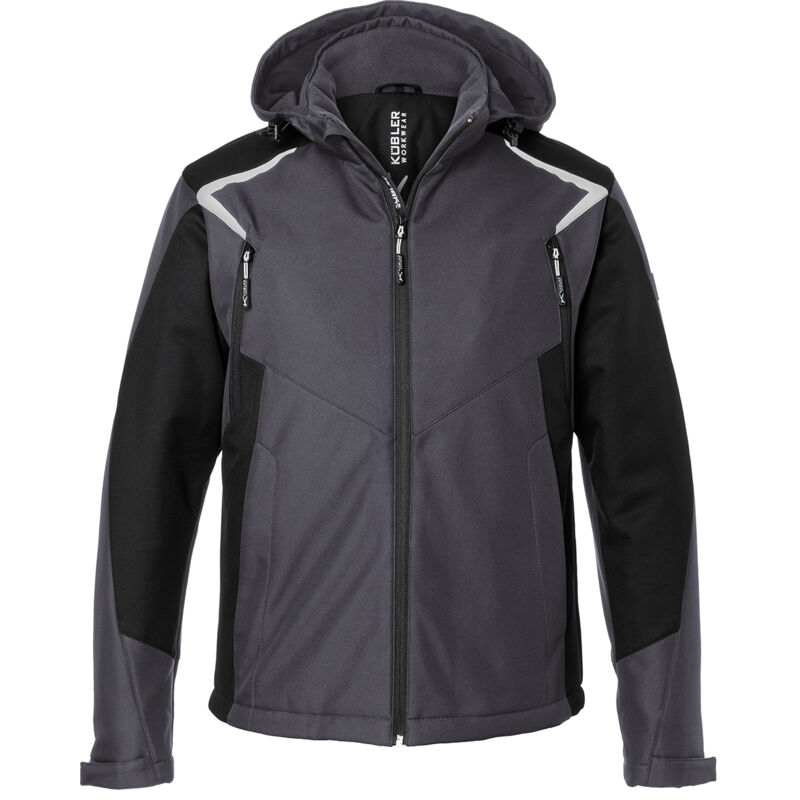 Kübler Workwear - Kübler Bodyforce Winter Softshell Jacke Anthrazit/Schwarz xxl