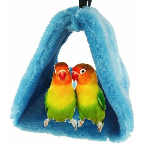 Winter Warm Bird Nest House Refuge for Parrot Parakeet Cockatiel Amazons Cockatoo Canary Lovebirds Finch Cage Toy