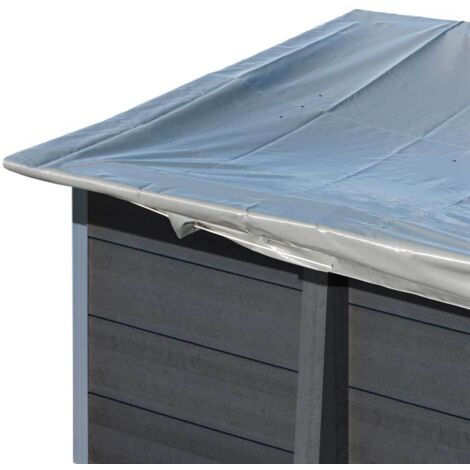 Winterabdeckungen für WPC Gre Pools Rechteckig 326x186 cm CIKPCOR2814