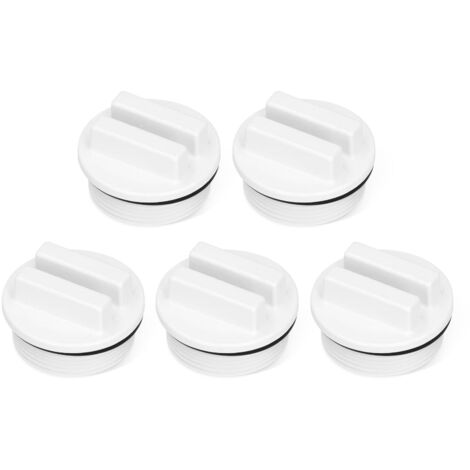 Winterizing Plug Pool Return Plug 1.5 Inch Threaded Pool Hose Plugs Swimming Pool Spa Return Drain Line with O-Ring (5 Pcs)