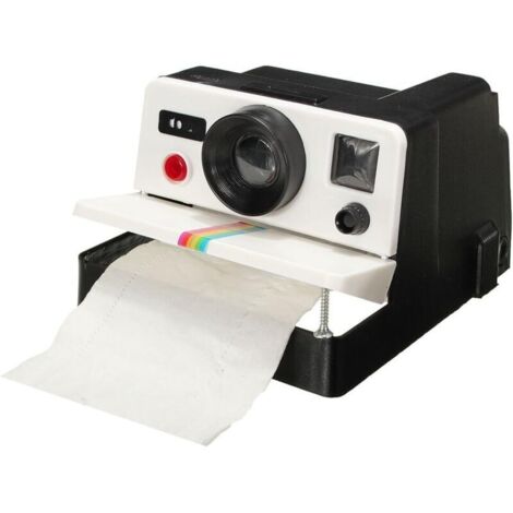 Winterworm Retro Creative Camera in the shape of toilet paper, tissue box cover.