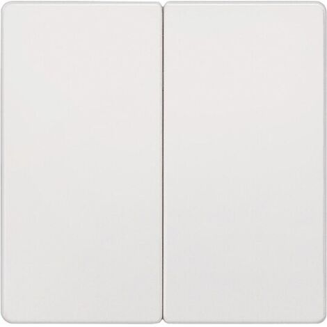 Wippe-2fach neutral titanweiß/ 55 mm x 55 mm Schutzart IP20