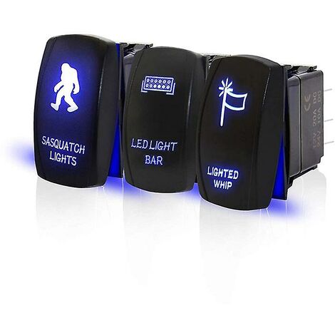 Wippschalter LED-Lichtleiste Sasquatch Lights Peitschenschalter für ATV Can-am X3 Rzr Boat Suv