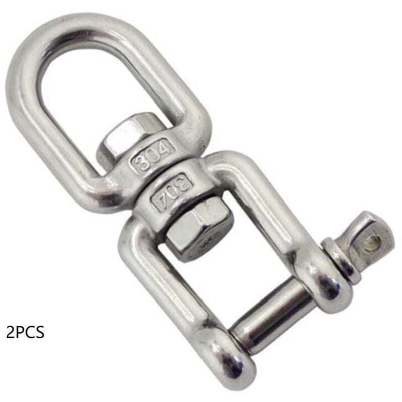 Image of Wirbelschäkel, Ankerketten, Drehverbinder, Edelstahl 304 für Marineboote – 8 mm, aafgvc
