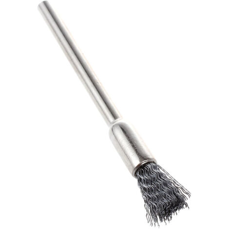Wire brush for drills, 3mm, 5 pieces
