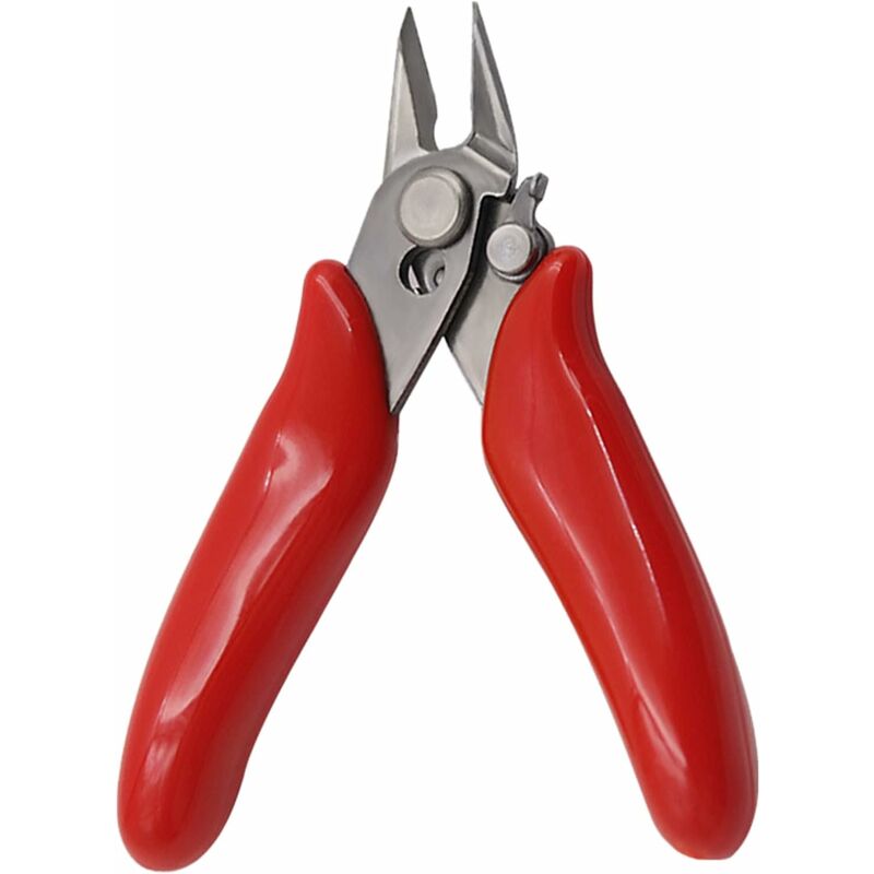 Wire Cutter, Side Cutter Cable Cutter Flush Cutter Cutting Plier Side Snip Diagonal Plier Cable Tie Cutter with Ergonomic Anti-Slip Handle for Coil