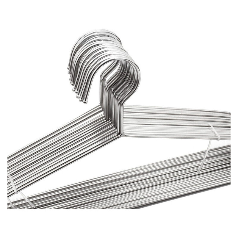 Briller - Wire Hangers Lot de 20 cintres en métal solide en acier inoxydable 17,7 pouces