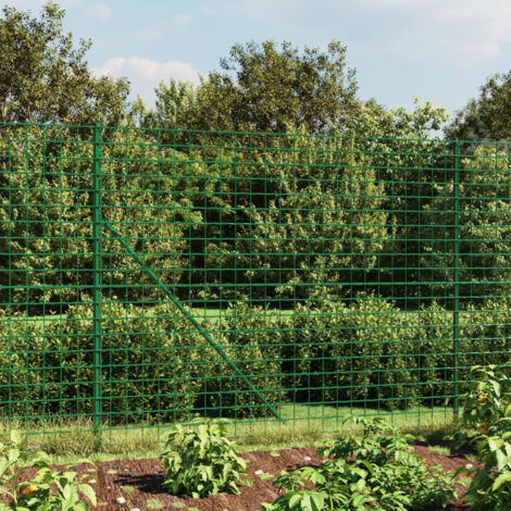 Wire Mesh Fence with Spike Anchors Green 1.8x25 m VSVS860196