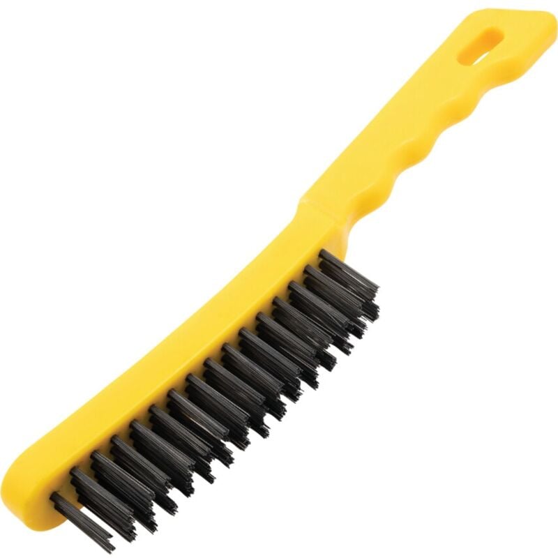 Cotswold 4-Row Plastic Handle Wire Scratch Brush