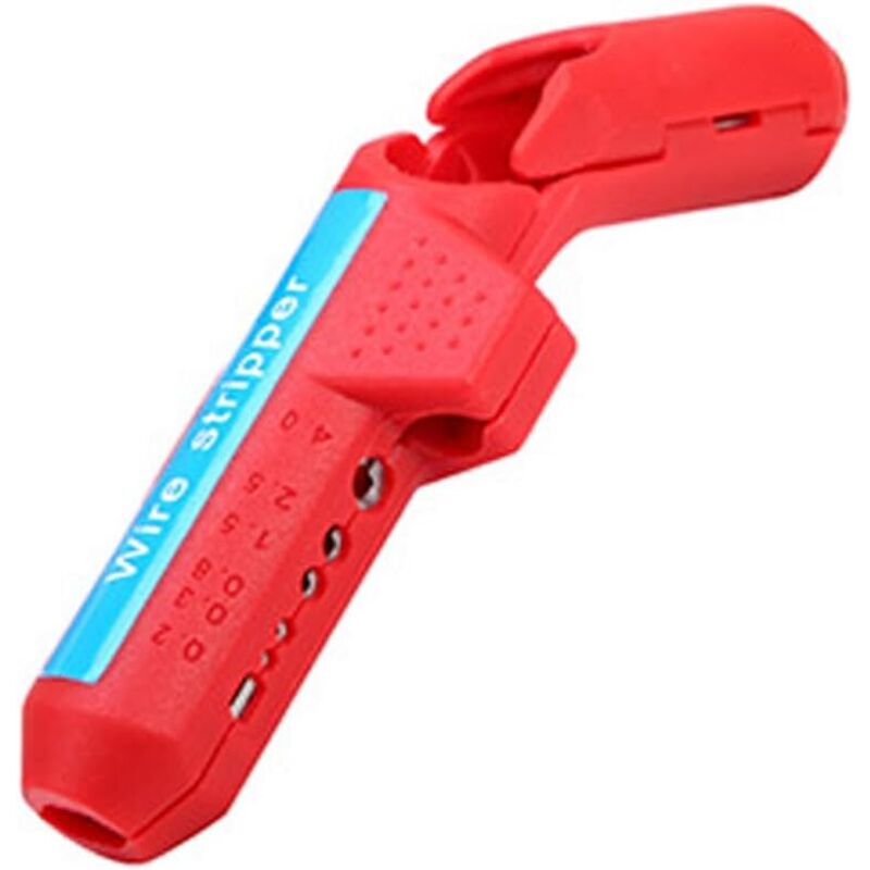 Wire Stripper with Curved Handle, Precision Tool for Stripping and Peeling Wires, Special Electrician Wire Stripper