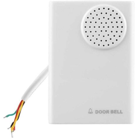 Wired Doorbell, 12V Power Supply, Clear Tone, Convenient Access Control, ABS Material, Access Control System for Office, Home, Villa MUMU