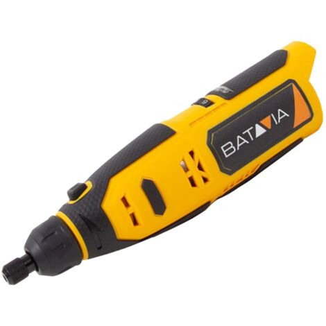 Wireless 12V multifunction rotary tool – 25,000 RPM – 6-speed settings – 50 accessories for detailed work – Compact for hard-to-reach areas – Batavia