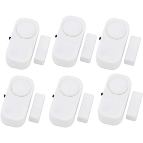 Wireless alarm system for front doors and windows, package 6