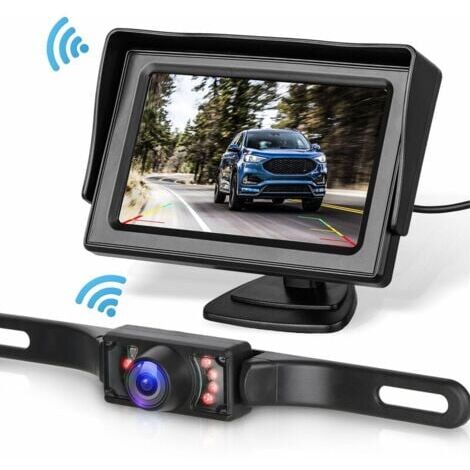 Wireless Backup Camera System Kit for Car/Truck/Van/RV, 4.3" Monitor, Reversing System
