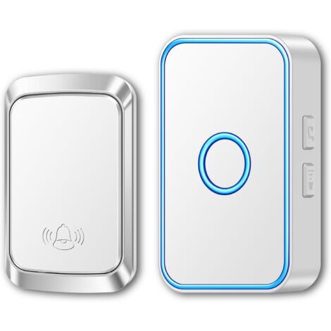 Wireless Doorbell Battery Free Waterproof 60 Chimes EU Plug