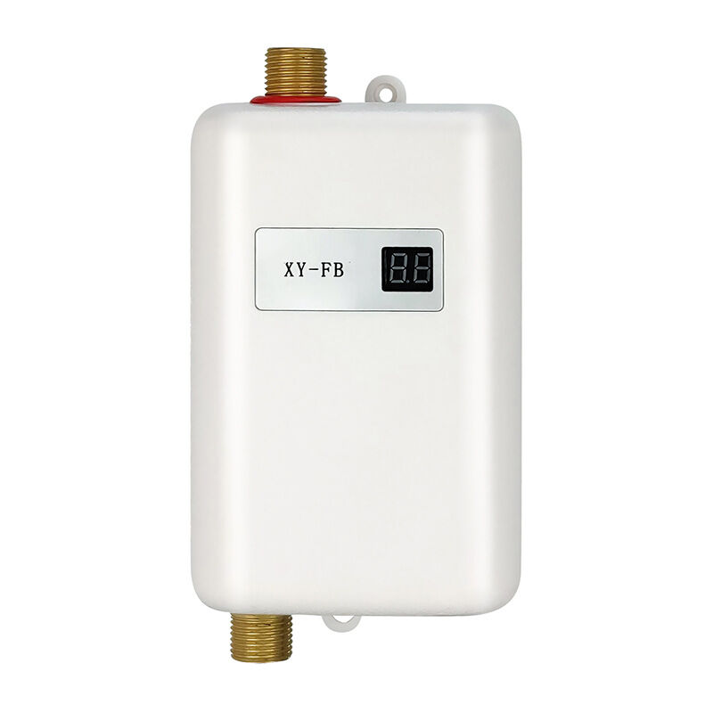 Boed - Electric Water Heater,Mini Fast Heating Water Heater Anti-Leakage Protection, IPX4 Splash-Proof Water Heater (White)