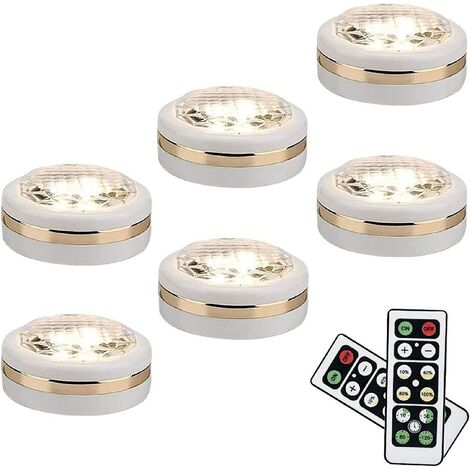 battery powered led puck lights uk