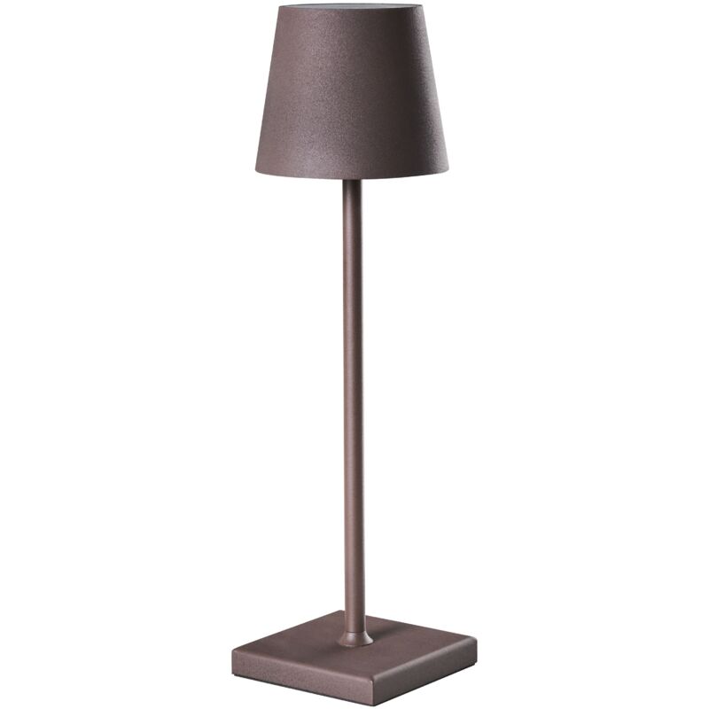 Image of Table Lamp Brown Aluminium Indoor Outdoor&hellip;