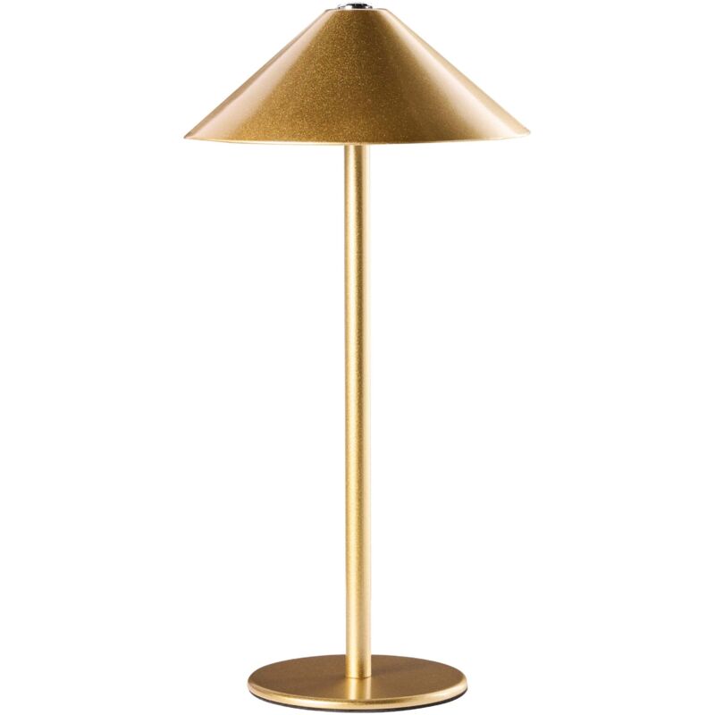 Image of Wireless Table Lamp Gold Metal Indoor&hellip;