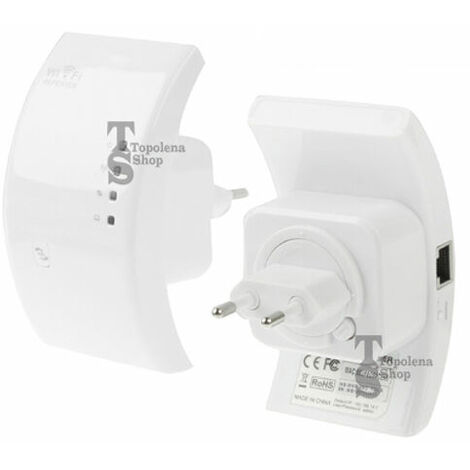 WIRELESS-N WIFI REPEATER 300 Mbps RIPETITORE AMPLIFICATORE LAN RETE WPS