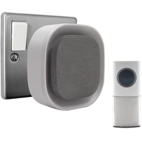 Wireless Plug-In Door Chime with Night Light – Uni-Com Model 98434GB+ W96001, Easy Installation, Stylish Design