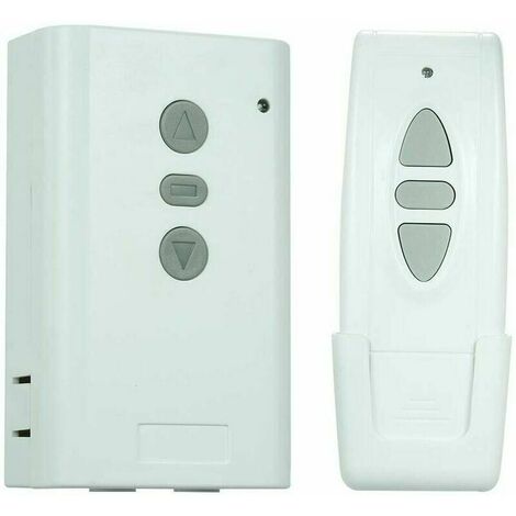 Wireless Remote Control Switch,AC220V 433MHz Receiver,Learning Type Controller,Bidirectional 3 Key RF Transmitter,Remote Control for Curtain Controller Set