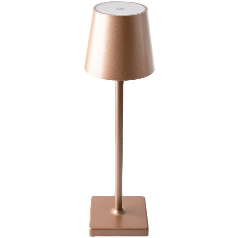 Wireless table lamps, rechargeable LED desk lamp, dimmable touch light, powered by a 5200mAh battery, IP54 waterproof