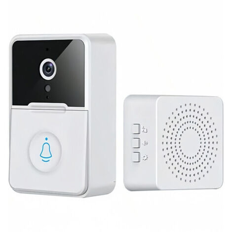 Wireless video doorbell with smart package detection and chime