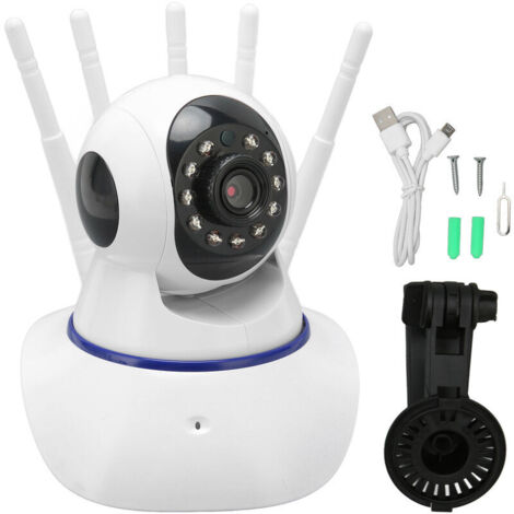 Wireless Wi-Fi camera, two-way audio, high-definition night vision, for indoor and outdoor use, US plug, wide voltage