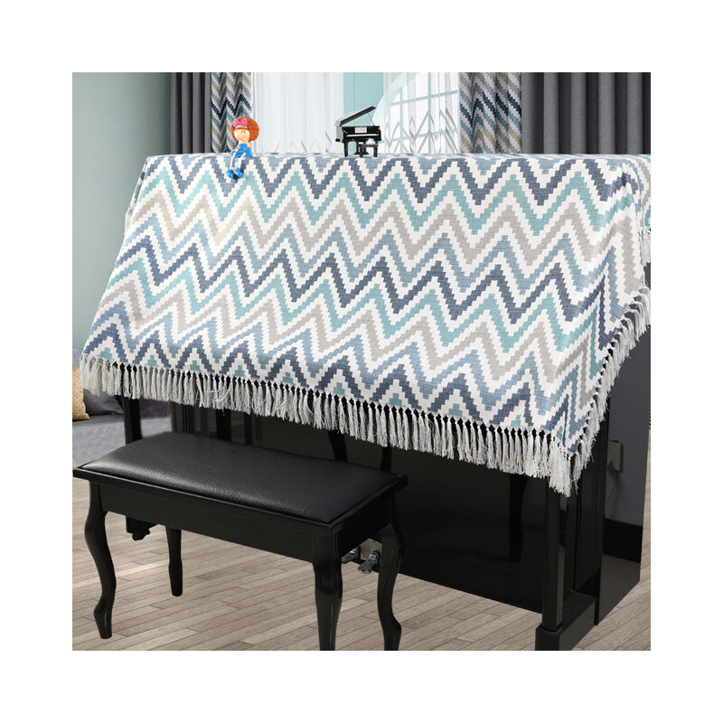 Semplice copertura per pianoforte in cotone