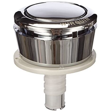Wirquin 19007001 Jollyflush Single Flush cromato wc pulsante, multicolore