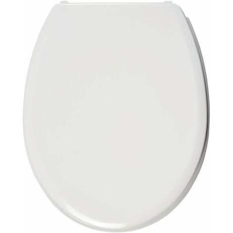 Wirquin 20720284 - Sedile copri WC Melody, con cerniere in plastica, colore: Bianco