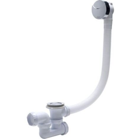 Wirquin 30719481 Ensemble complet vidage de baignoire L700, Blanc