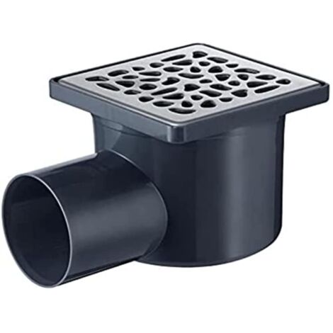 Wirquin 30720725 30720725-Piletta da Pavimento in muratura, per Doccia, 10 x 10 Pezzi, Colore: Grigio, Bianco