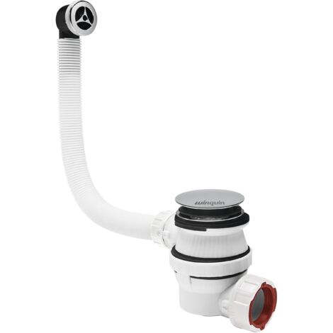 Wirquin 30721533 Set completo lavabo XS Pure Quick Clac con troppo pieno