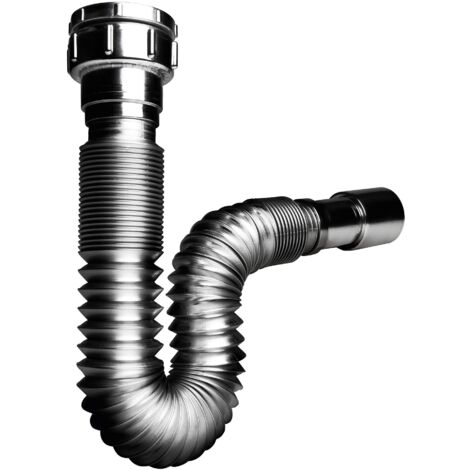 Wirquin 30722043 – Sifone estensibile cromo lavabo D32 – 40, cromato