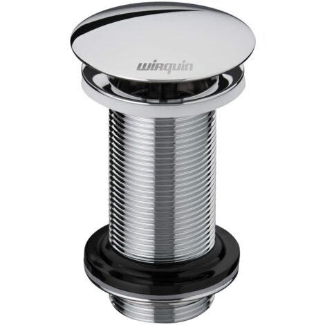Wirquin 30723425 - Piletta per lavabo in ottone, 100 mm, senza troppo pieno