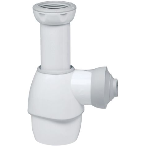 Wirquin 31180002 - Sifone universale per lavabo, colore: Bianco/Grigio