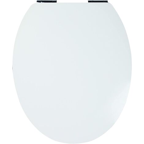 Wirquin – Abattant wc en bois avec frein de chute – Finition acrylique – Compatible cuvettes standards – Design contemporain