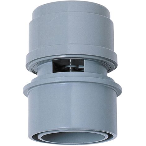 Wirquin – Anti-vide droit pour tube Ø32-40 – Prévention désiphonage et odeurs – Installation verticale – PVC haute qualité