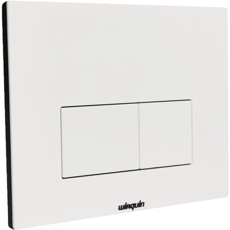 WIRQUIN Betätigungsplatte Wand-WC 3/6L DESIGN weiß glänzend