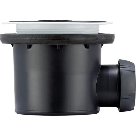 Wirquin – Bonde de douche tourbillon 30722460 – Diamètre 110mm – Hauteur 78mm – Garde d'eau 50mm pour drainage efficace – Compatible receveurs VENISIO