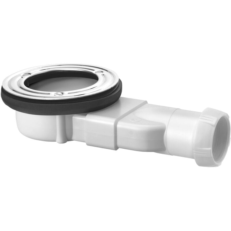 Wirquin - Bonde de douche extra plate sans dôme pour receveurs extra-plats 30722575, blanc