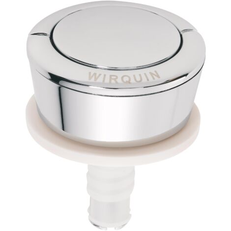 Bouton simple poussoir 10724090 – Mécanisme de chasse d'eau – Compatible Wirquin MP et MD – Ouverture vanne efficace