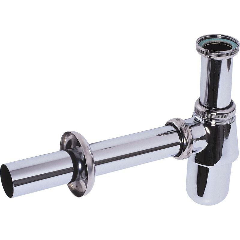 

Sifón Sink Wirquin con tubo y roseta de latón Chrome