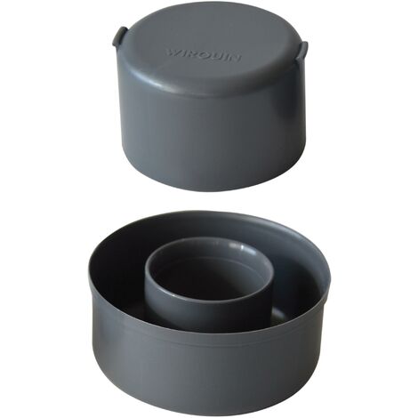 Wirquin – Godet et cloche en ABS chromé pour bonde de douche extra-plate – Design moderne – Installation facile – Entretien simplifié
